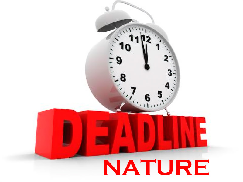 Date butoir Dépôt photos Concours interne Nature
